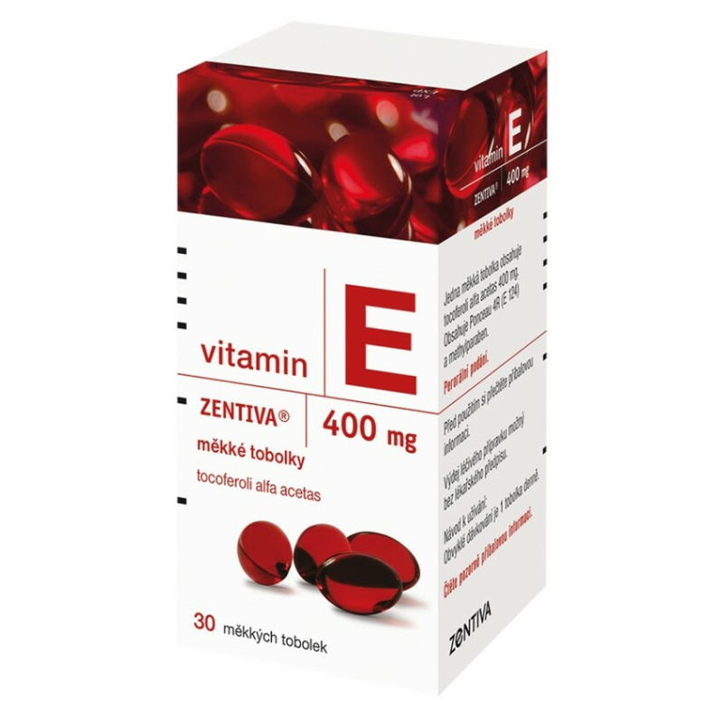 VITAMIN E ZENTIVA 400MG Měkká tobolka 30