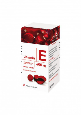 VITAMIN E ZENTIVA 400MG Měkká tobolka 30