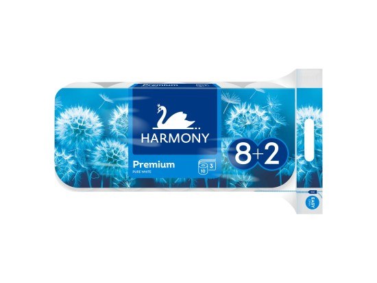 Harmony Premium toaletní papír 8+2 role
