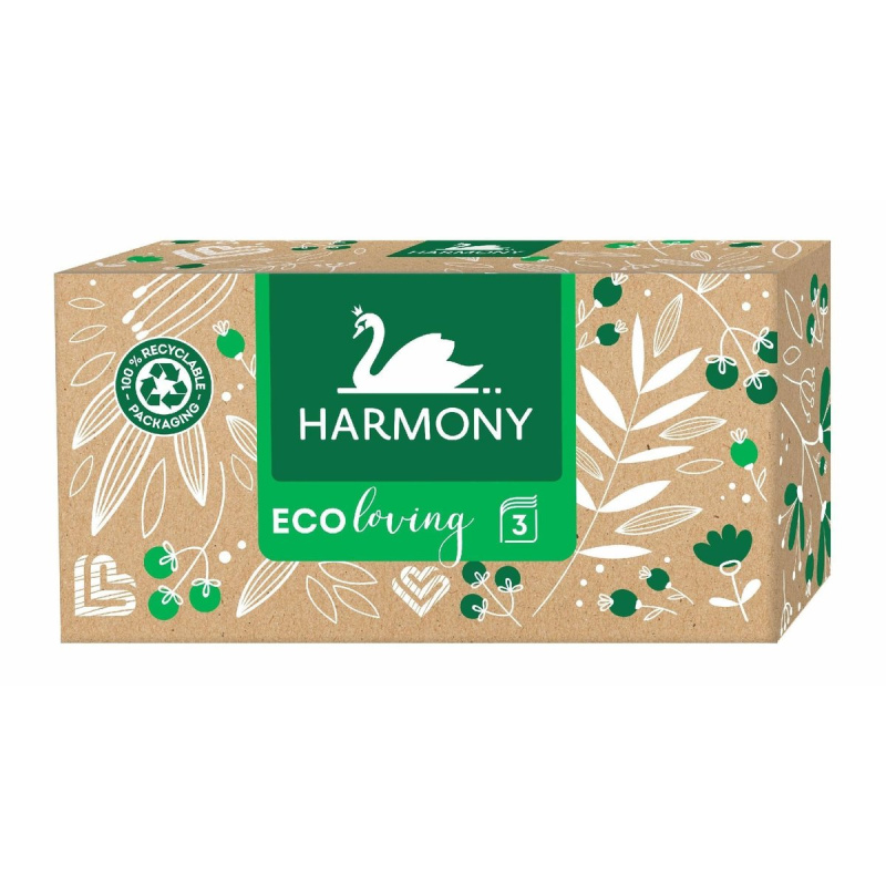 Harmony Eco Loving kosmetické ubrousky 3vrstvé