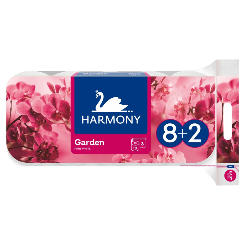 Harmony Premium Garden toaletní papír 8+2 role