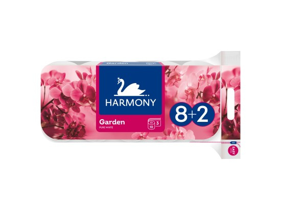 Harmony Premium Garden toaletní papír 8+2 role