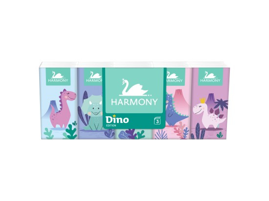 HARMONY Papírové kapesníky Dino 10 x 10 ks