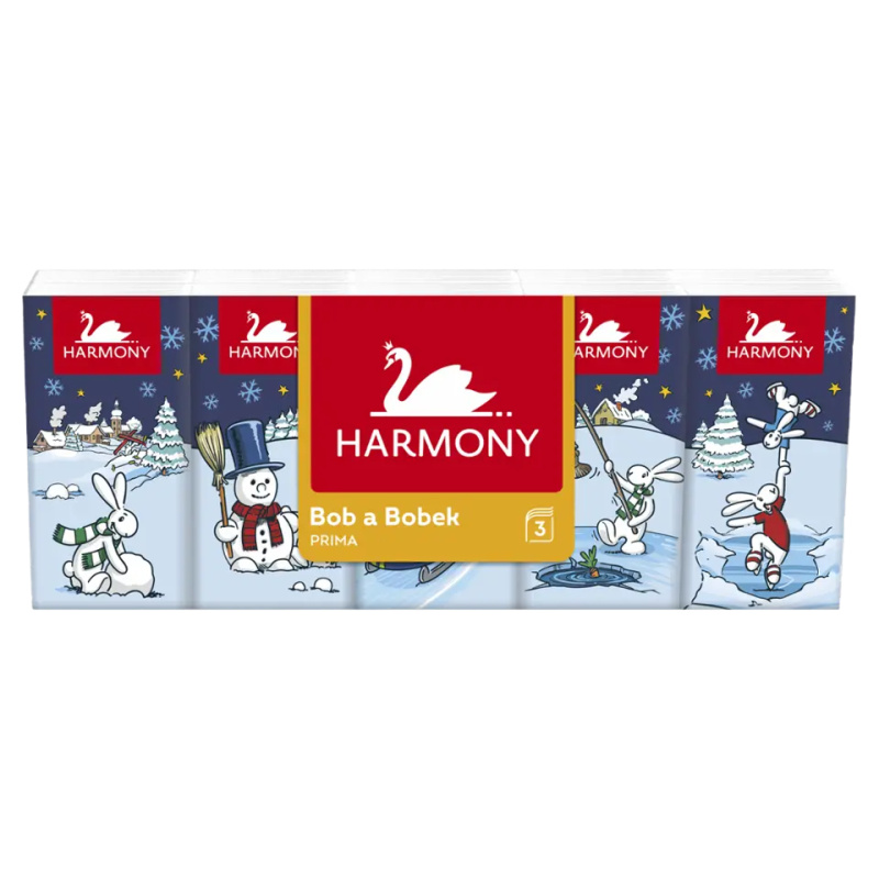 HARMONY Papírové kapesníky Dino 10 x 10 ks