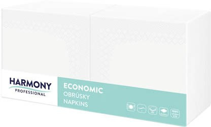 HARMONY Ubrousky Professional 1vrstvé bílé 400 ks