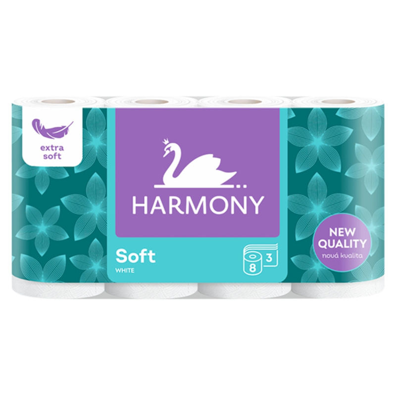 Harmony Soft toaletní papír 3 vrstvý (8 ks)