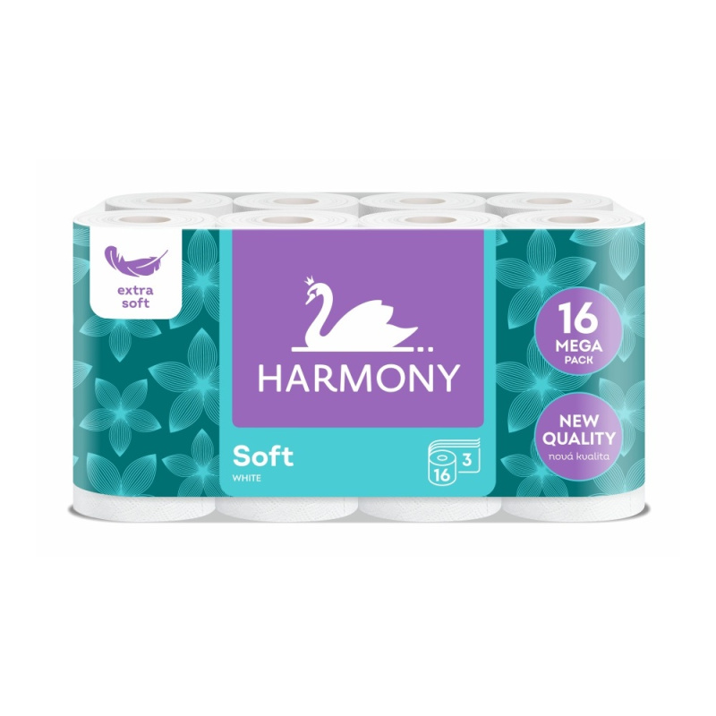 Harmony Soft toaletní papír 3 vrstvý (16 ks)