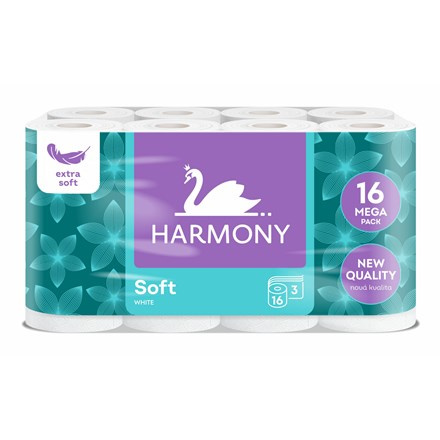 Harmony Soft toaletní papír 3 vrstvý (16 ks)