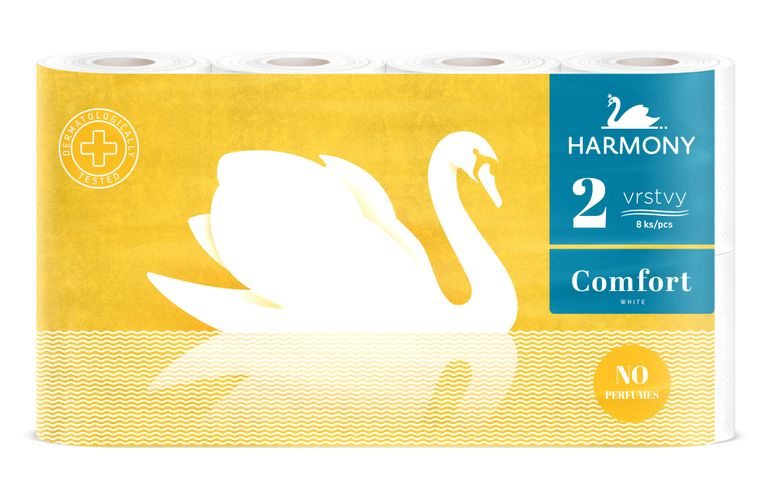 Harmony Comfort toaletní papír 2 vrstvý (8 ks)