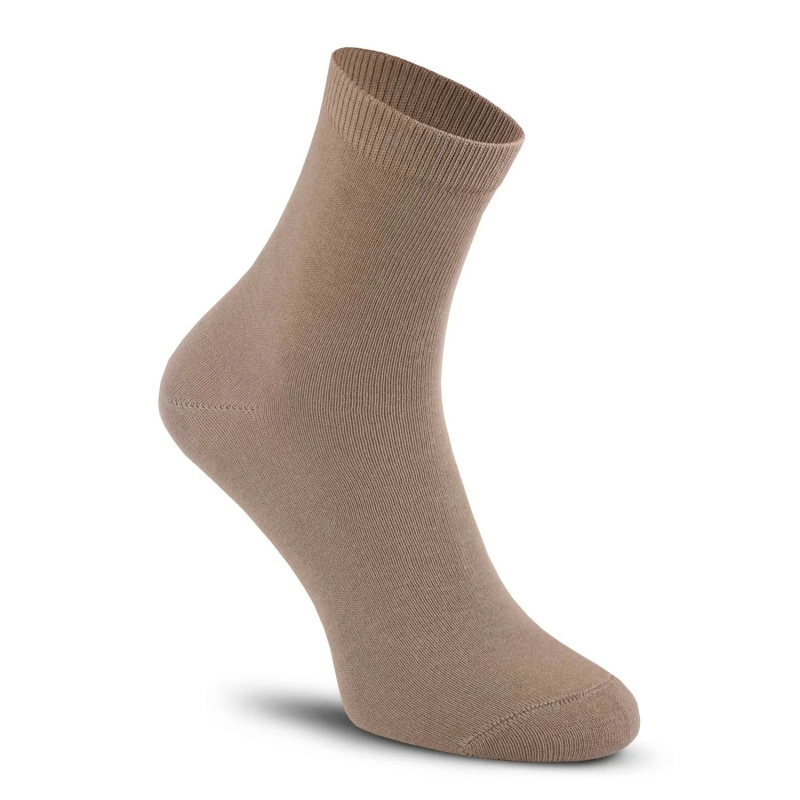 Ponožky 100% bavlna vel. 21 hnědé