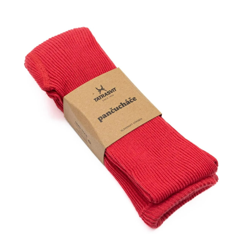 Dětské punčocháče LENKA 100% bavlna velikost 90 červená