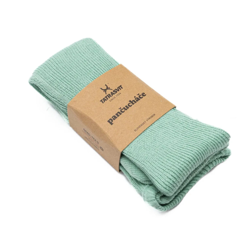 Dětské punčocháče LENKA 100% bavlna velikost 120 světle zelená