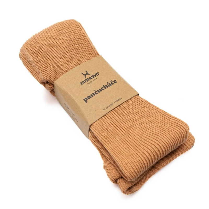 Dětské punčocháče LENKA 100% bavlna velikost 140 hnědá