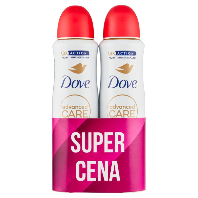 Dove Advanced Care Peach & White Blossom výhodné balení