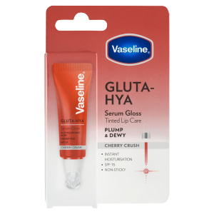 Vaseline Gluta-Hya Lip Serum hydratační balzám na rty SPF 15 odstín Cherry Crush 10 ml
