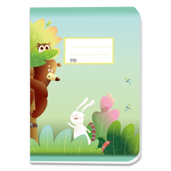 Školní sešit 510 A5, čistý, 10 listů