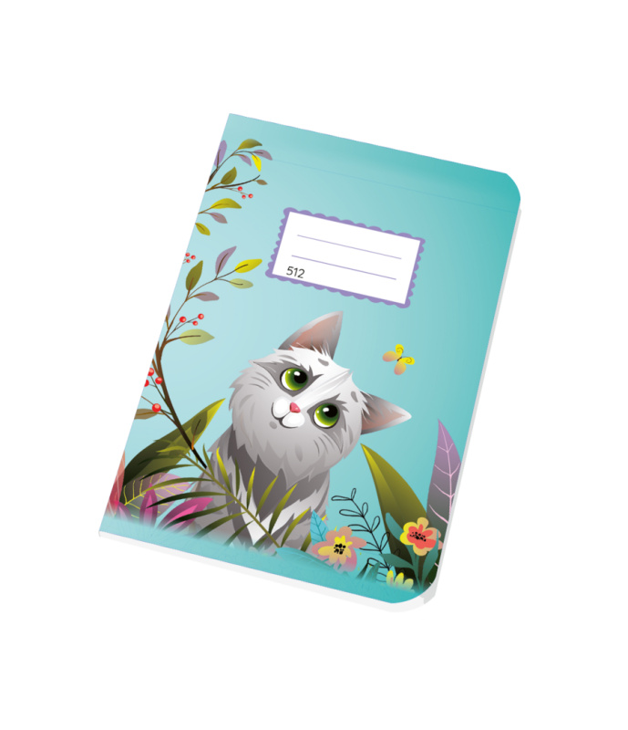 Školní sešit 512 A5, linkovaný 16 mm, 10 listů