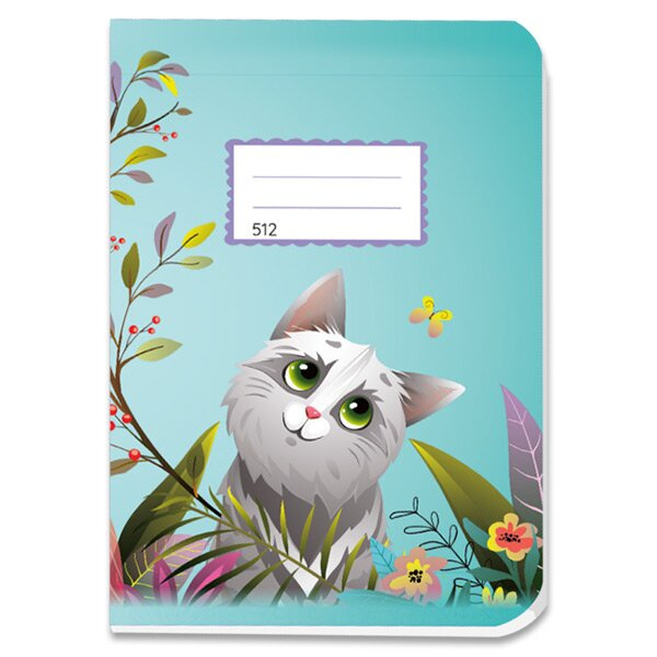 Školní sešit 512 A5, linkovaný 16 mm, 10 listů