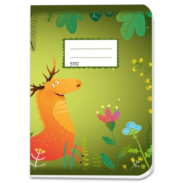 Školní sešit 5110 A5, čtverečkovaný, 10 listů