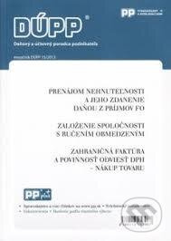 DUPP 15/2013 Prenájom nehnutelnosti a jeho zdanenie daňou z príjmov FO