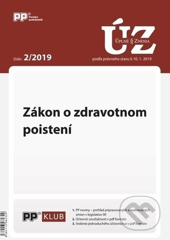 Úplné znenia zákonov 2/2019 (Zákon o zdravotnom poistení)