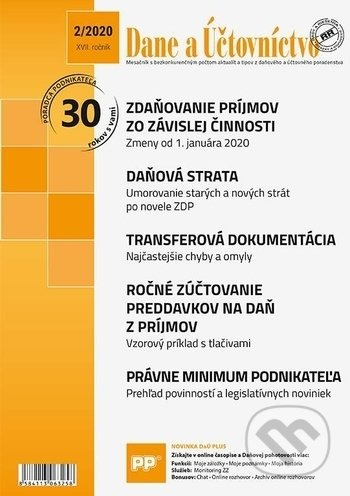Dane a účtovníctvo 2/2020