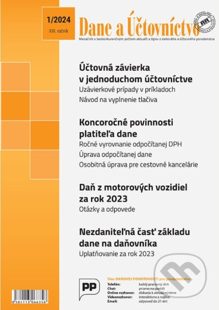 Dane a účtovníctvo 3