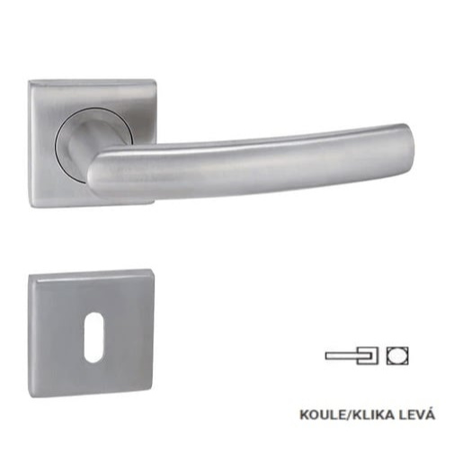 Klika Naturel Esso broušená nerez, klika/koule levá, PZ