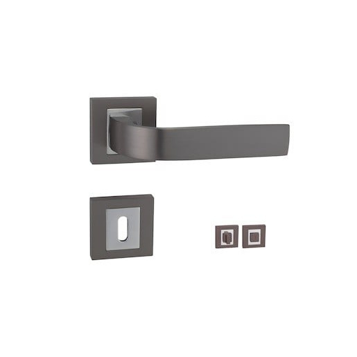 Klika Naturel Cynthia titan hranatá rozeta, WC CYNTHIAHRTWC