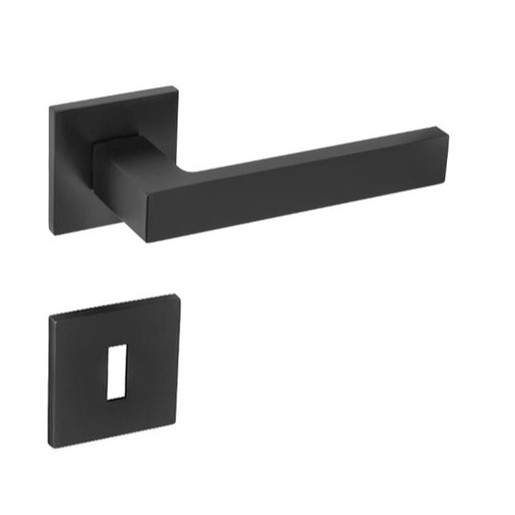 Klika Naturel Square dozický (WK,BB) černá matná SquareHR5SBS