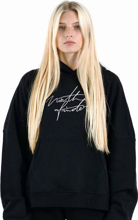 Dámská oversize mikina NORTHFINDER Briedsena černá Velikost: XS