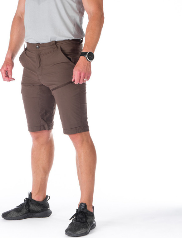 Pánské outdoorové šortky NORTHFINDER Lucas hnědé Velikost: XL