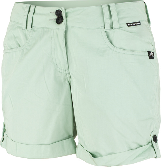 Dámské bavlněné šortky NORTHFINDER Maggie zelené Velikost: S