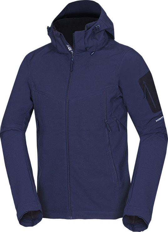 Pánská softshellová bunda NORTHFINDER Abner modrá Velikost: 2XL