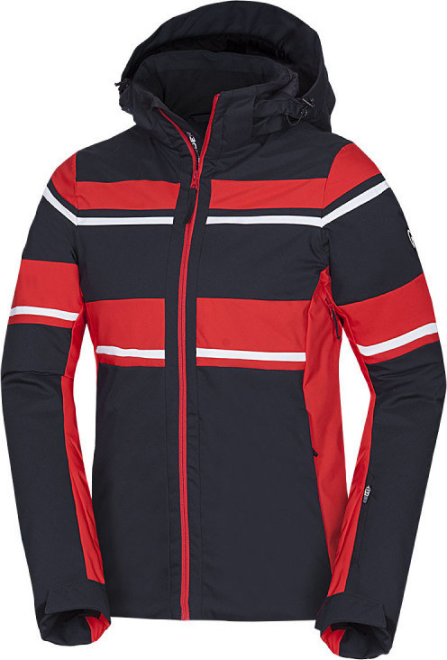 Pánská lyžařská bunda NORTHFINDER Bernard červená/černá Velikost: 2XL