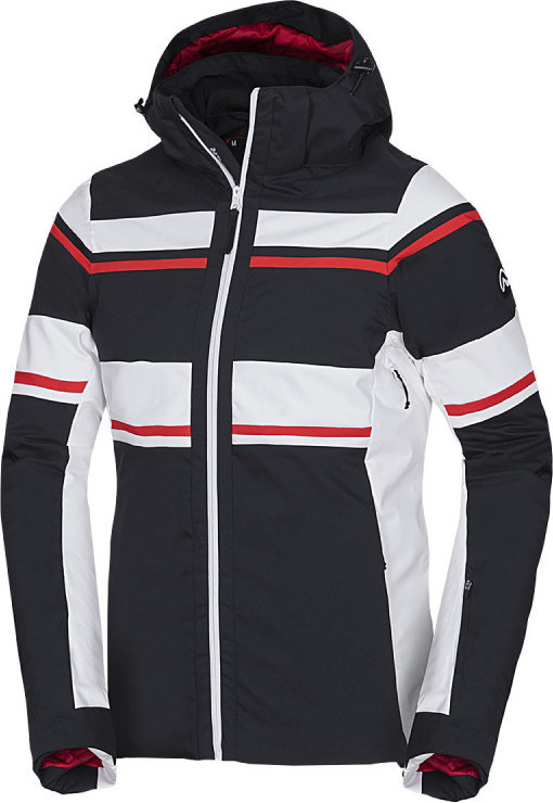 Pánská lyžařská bunda NORTHFINDER Bernard černá/bílá Velikost: 2XL