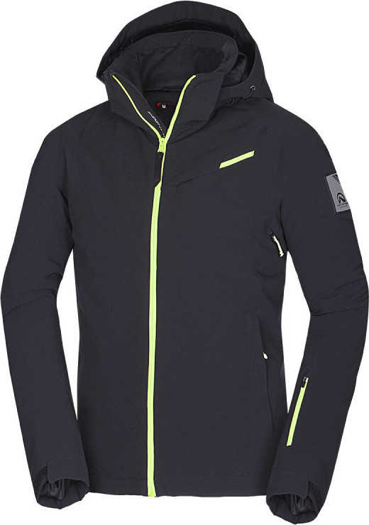 Pánská lyžařská bunda NORTHFINDER Axton černá Velikost: 2XL