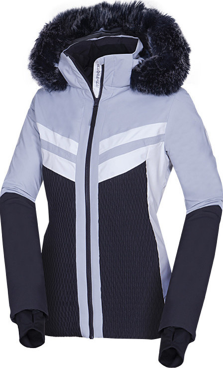 Dámská lyžařská bunda NORTHFINDER Brandi modrá/bílá Velikost: 2XL