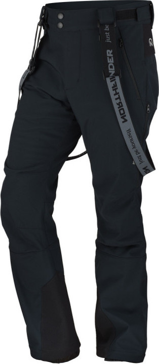 Pánské lyžařské kalhoty NORTHFINDER Hassan černé Velikost: 2XL