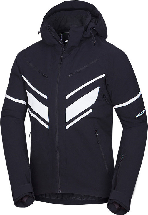 Pánská lyžařská bunda NORTHFINDER Earl černá Velikost: 2XL