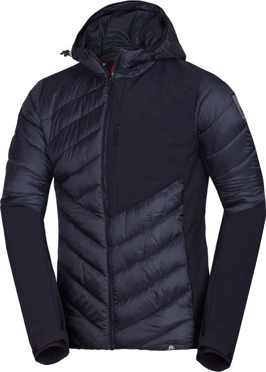 Pánská hybridní bunda NORTHFINDER Barry černá Velikost: 3XL