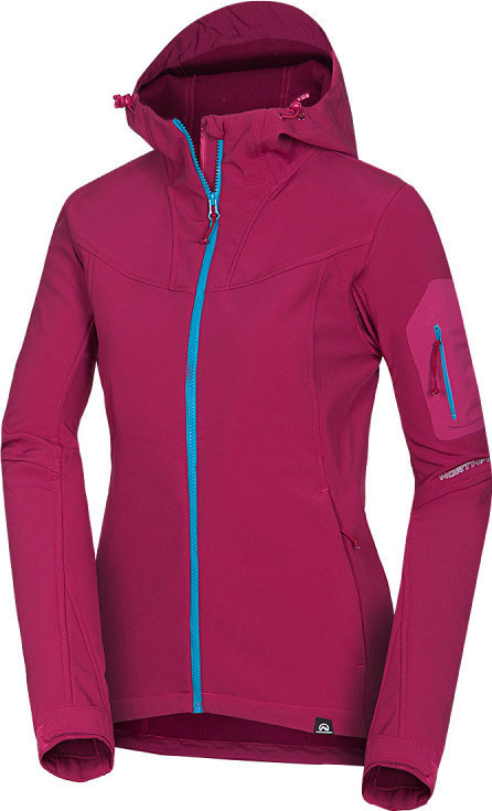 Dámská softshellová bunda NORTHFINDER Jeanne růžová Velikost: 2XL