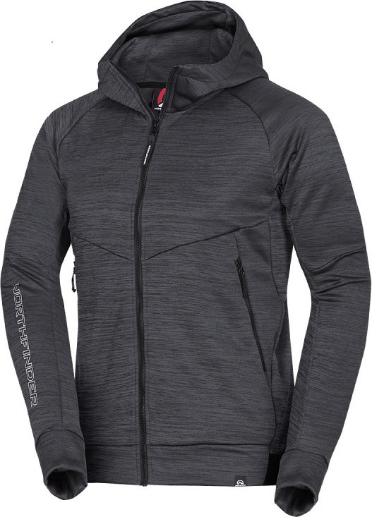 Pánská fleecová mikina NORTHFINDER Ken šedá Velikost: 2XL