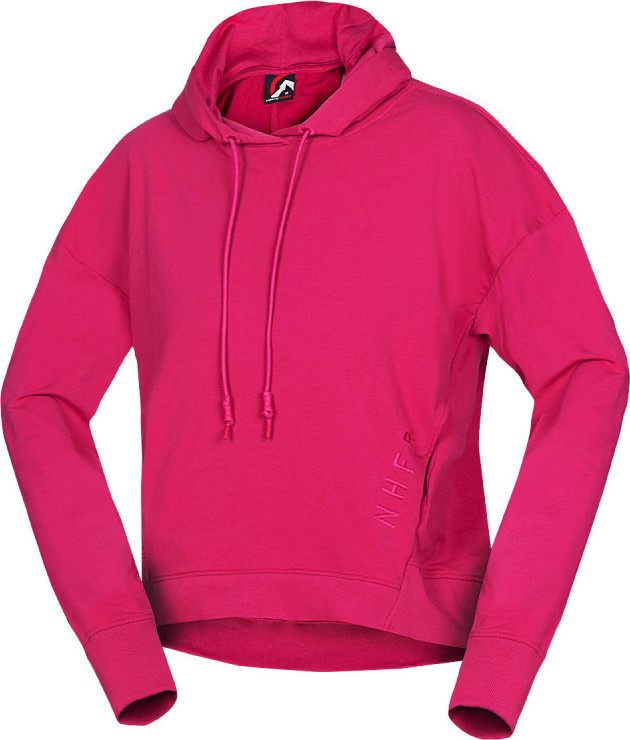 Dámská oversize mikina NORTHFINDER Gwen růžová Velikost: XL