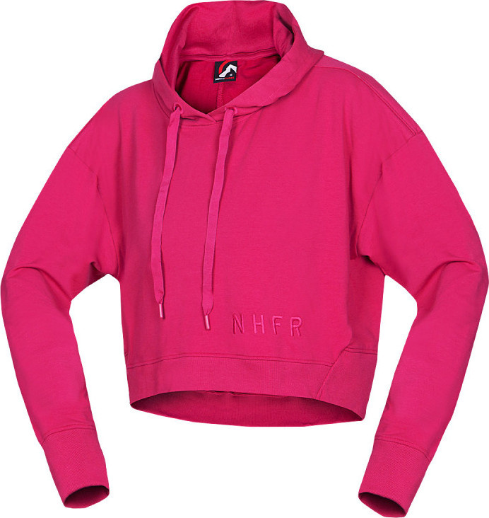 Dámská zkrácená mikina NORTHFINDER Patti růžová Velikost: 2XL
