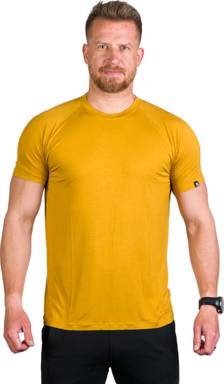 Pánské bambusové triko NORTHFINDER Tyrell žluté Velikost: 2XL