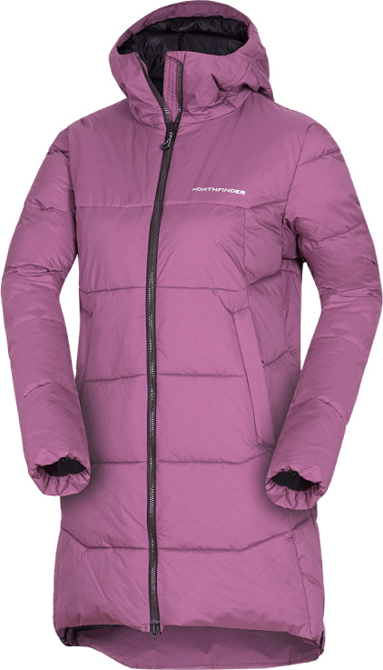 Dámská zimní bunda NORTHFINDER Rhiannon fialová Velikost: 2XL