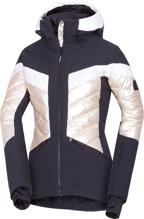 Dámská lyžařská bunda NORTHFINDER Abigale béžová Velikost: 2XL