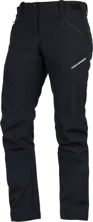 Dámské softshellové kalhoty NORTHFINDER Darci černé Velikost: 2XL