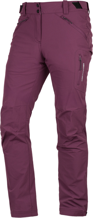 Dámské strečové kalhoty NORTHFINDER Mandie fialové Velikost: 2XL